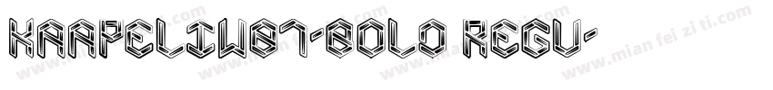 KaapeliW01-Bold Regu字体转换